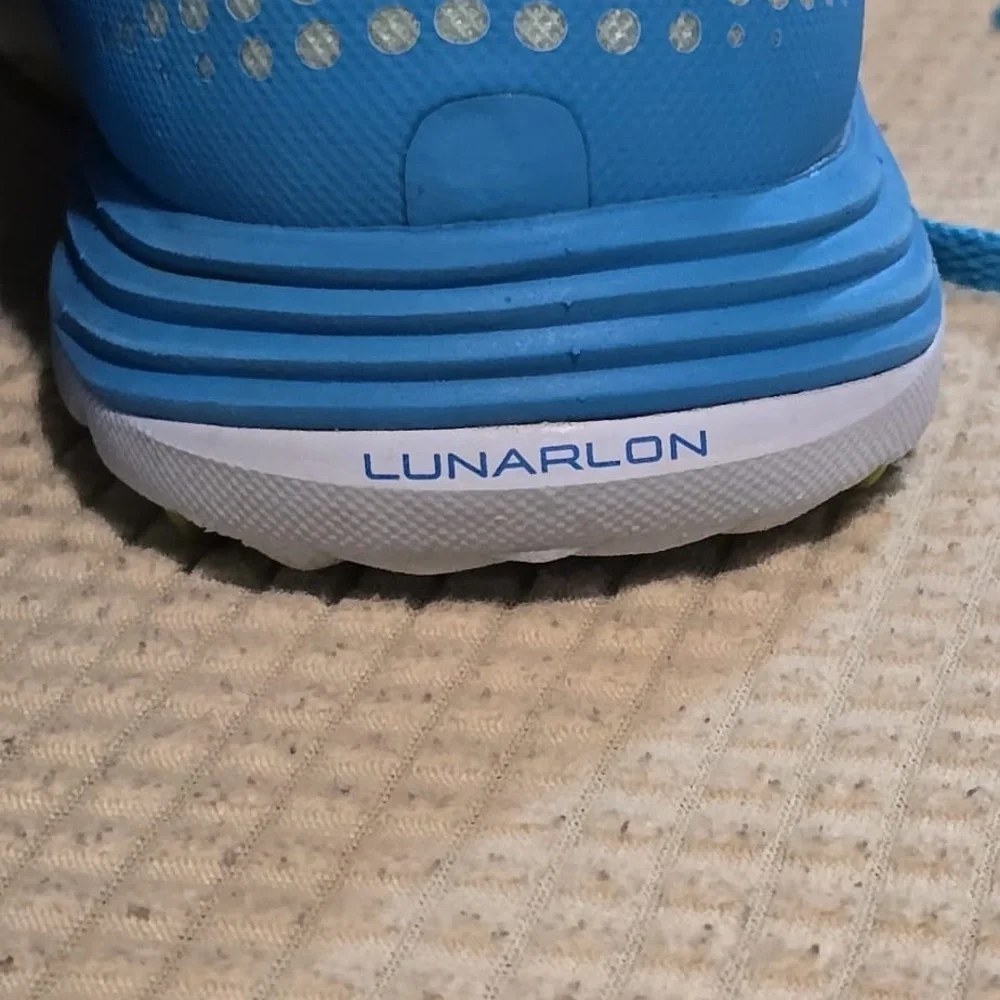Nike Blue and White Sneakers with Breathable Mesh Nike Lunar Empress‎ Golf Shoes